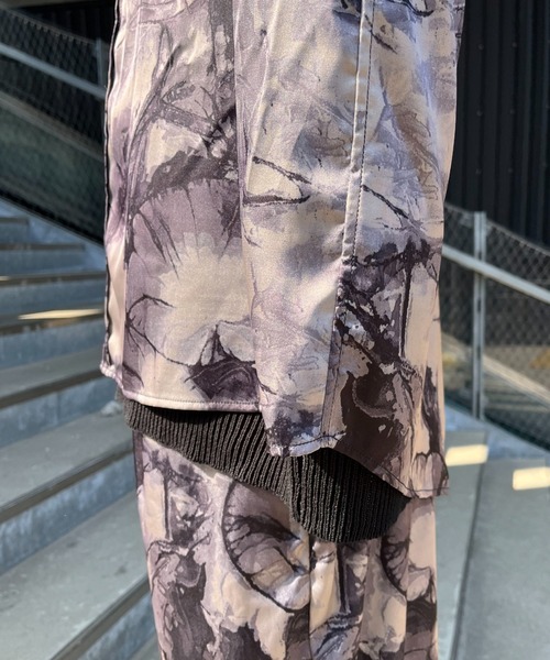 CIAOPANIC（チャオパニック）の「総柄レギュラーカラーシャツ（シャツ/ブラウス・レディース・グレー/ブルー・FREE）」の17枚目の写真