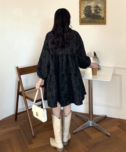 Sibra(シブラ)の「ワンピース(ワンピース・レディース・ブラック/ホワイト・M)」の6枚目の写真