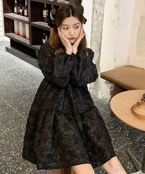 Sibra(シブラ)の「ワンピース(ワンピース・レディース・ブラック/ホワイト・M)」の8枚目の写真