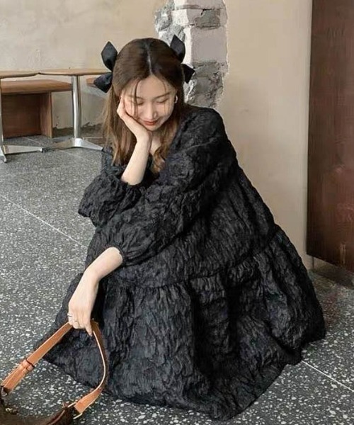 Sibra(シブラ)の「ワンピース(ワンピース・レディース・ブラック/ホワイト・M)」の9枚目の写真