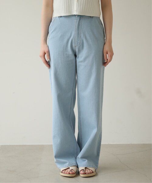RAY CASSIN（レイカズン）の「S-L展開 ウエストフィットルーズデニムパンツ（デニムパンツ・レディース・オフホワイト/ブルー/ネイビー・M/SMALL/LARGE/MEDIUM）」の9枚目の写真