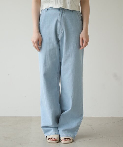 RAY CASSIN（レイカズン）の「S-L展開 ウエストフィットルーズデニムパンツ（デニムパンツ・レディース・オフホワイト/ブルー/ネイビー・M/SMALL/LARGE/MEDIUM）」の11枚目の写真