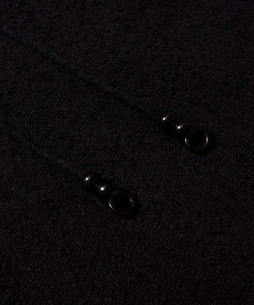 MINEDENIM（マインデニム）の「Snarl yarn Nosleeve Hoodie（パーカー・メンズ・ブラック/ブラック系その他・FREE）」の7枚目の写真