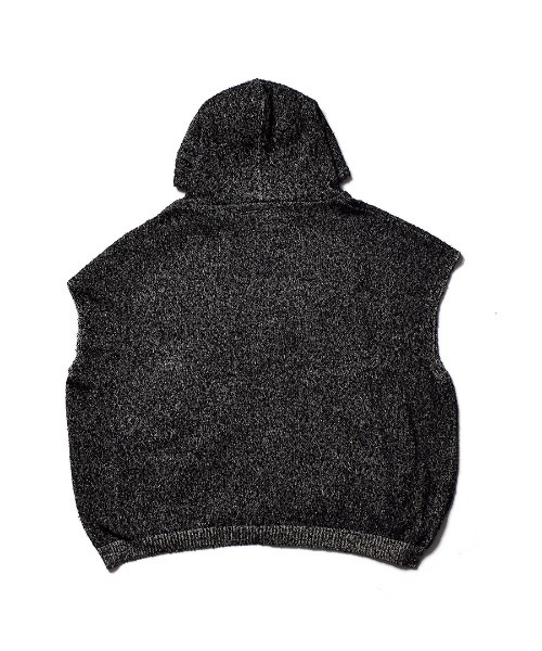 MINEDENIM（マインデニム）の「Snarl yarn Nosleeve Hoodie（パーカー・メンズ・ブラック/ブラック系その他・FREE）」の10枚目の写真