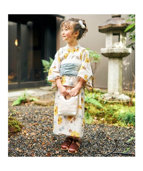 apres les cours(アプレレクール)の「チュールフラワーヘアクリップ_あぷれのはんなり浴衣&甚平(バレッタ/ヘアクリップ・キッズ・ピンク/アイボリー・FREE)」の11枚目の写真