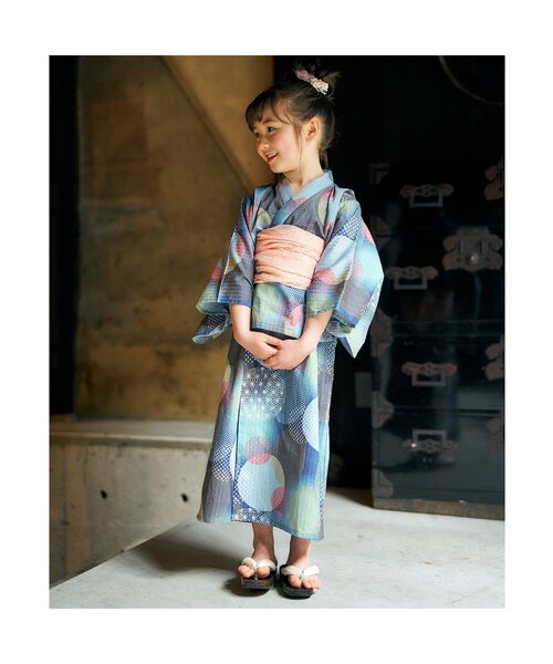 apres les cours(アプレレクール)の「チュールフラワーヘアクリップ_あぷれのはんなり浴衣&甚平(バレッタ/ヘアクリップ・キッズ・ピンク/アイボリー・FREE)」の8枚目の写真