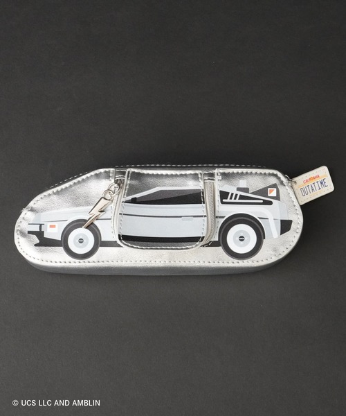 BIRTHDAY BAR（バースデイバー）の「【Back to the Future】オリジナル デロリアン スリムポーチ（ポーチ・レディース・シルバー・フリー）」の2枚目の写真
