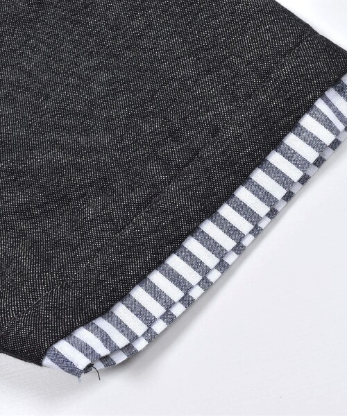 ZIDDY（ジディ）の「デニムコットンドッキングシャツ(130~160cm)（シャツ/ブラウス・キッズ・ブルー/ブラック・160/140/130/150）」の17枚目の写真