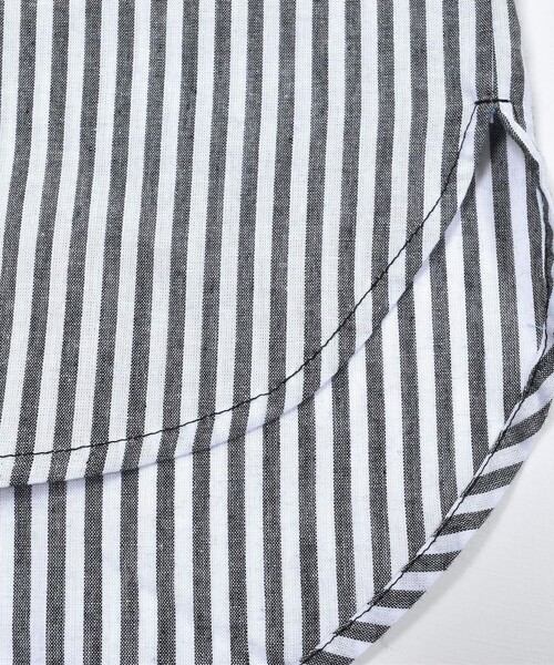 ZIDDY（ジディ）の「デニムコットンドッキングシャツ(130~160cm)（シャツ/ブラウス・キッズ・ブルー/ブラック・160/140/130/150）」の6枚目の写真