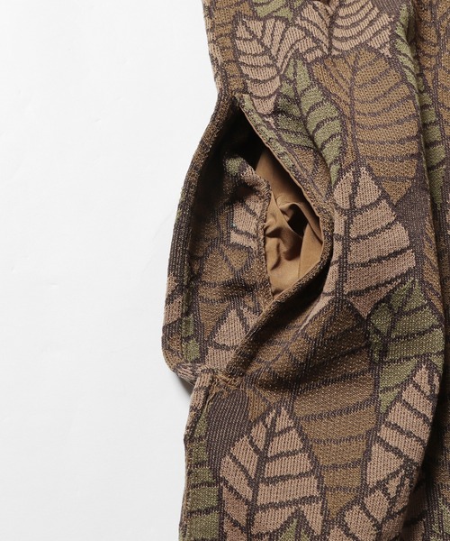 REMI RELIEF(レミレリーフ)の「REMI RELIEF/レミレリーフ エステルJQインレイリーフハーフZIP(その他アウター・メンズ・ブラウン/ブルー・M)」の3枚目の写真