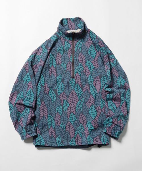 REMI RELIEF(レミレリーフ)の「REMI RELIEF/レミレリーフ エステルJQインレイリーフハーフZIP(その他アウター・メンズ・ブラウン/ブルー・M)」の6枚目の写真