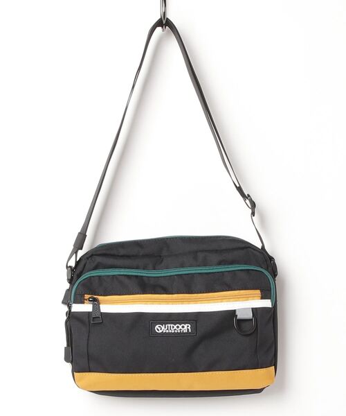 OUTDOOR PRODUCTS（アウトドアプロダクツ）の「アウトドア【OUTDOOR】ショルダーバッグ（ショルダーバッグ・メンズ・ネイビー/マスタード/ブラック/スカイブルー・ﾌﾘ-）」の4枚目の写真