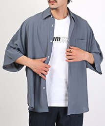 ビッグシルエット半袖シャツ
