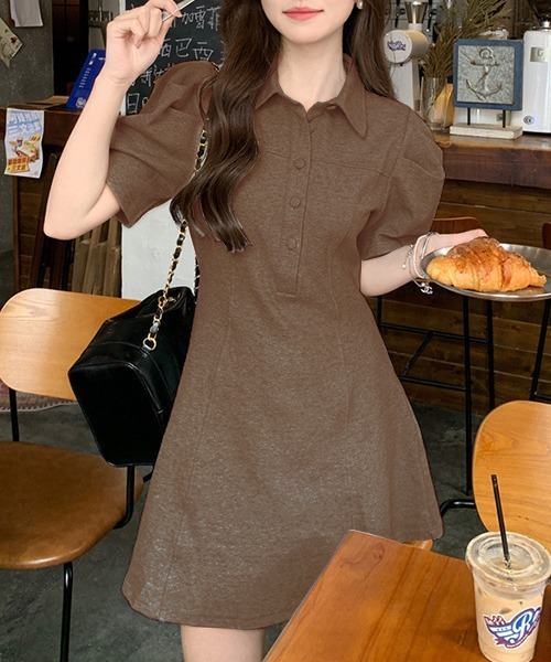 ボリュームフレアミニワンピース RESEXXY ワンピース ボリュームフレアミニワンピース : ZOZOTOWN