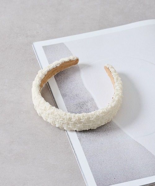 COLONY 2139(コロニートゥーワンスリーナイン)の「クシュクシュカチューシャ(カチューシャ・レディース・ベージュ/ブラック・FREE)」の10枚目の写真