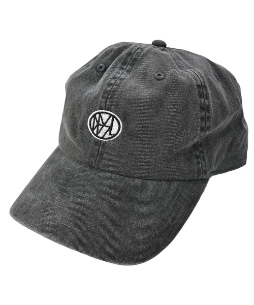 DOUBLE STEAL（ダブルスティール）の「DBSLオーバルロゴ刺繍 ピグメントCap（キャップ・メンズ・カーキ/ブラック/ブルー/グリーン・FREE）」の2枚目の写真