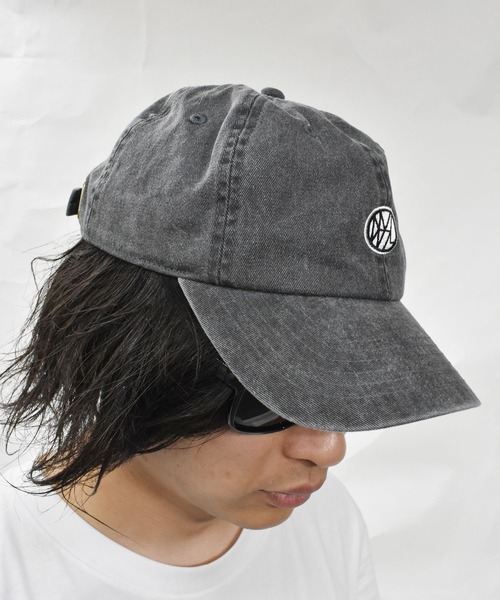 DOUBLE STEAL（ダブルスティール）の「DBSLオーバルロゴ刺繍 ピグメントCap（キャップ・メンズ・カーキ/ブラック/ブルー/グリーン・FREE）」の5枚目の写真
