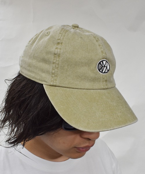 DOUBLE STEAL（ダブルスティール）の「DBSLオーバルロゴ刺繍 ピグメントCap（キャップ・メンズ・カーキ/ブラック/ブルー/グリーン・FREE）」の15枚目の写真
