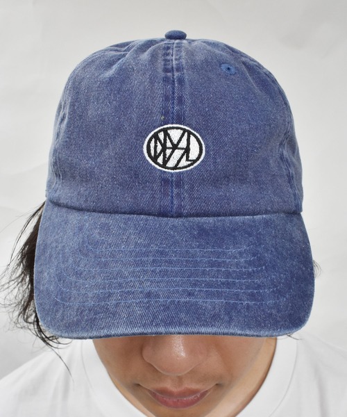 DOUBLE STEAL（ダブルスティール）の「DBSLオーバルロゴ刺繍 ピグメントCap（キャップ・メンズ・カーキ/ブラック/ブルー/グリーン・FREE）」の13枚目の写真