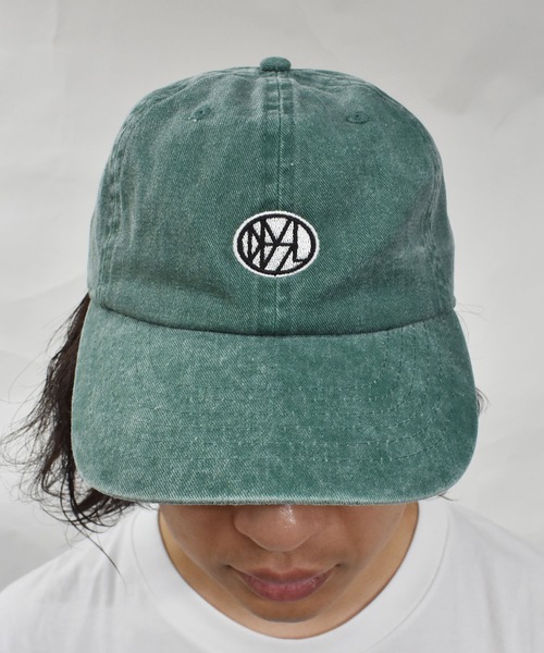 DOUBLE STEAL（ダブルスティール）の「DBSLオーバルロゴ刺繍 ピグメントCap（キャップ・メンズ・カーキ/ブラック/ブルー/グリーン・FREE）」の18枚目の写真