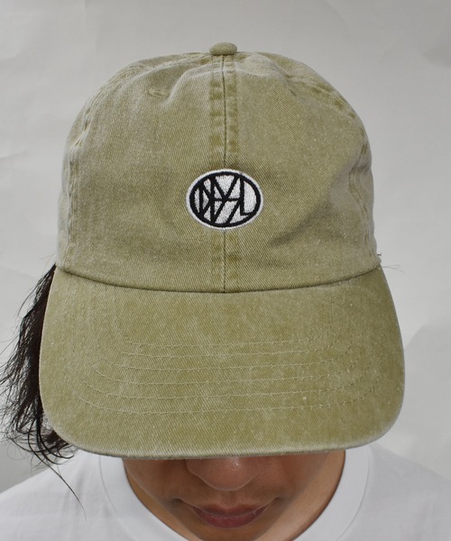 DOUBLE STEAL（ダブルスティール）の「DBSLオーバルロゴ刺繍 ピグメントCap（キャップ・メンズ・カーキ/ブラック/ブルー/グリーン・FREE）」の20枚目の写真