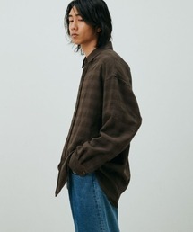 LIDNM（リドム）の「ITALY GAUZE CHECK SHIRT（Tシャツ/カットソー・メンズ）」