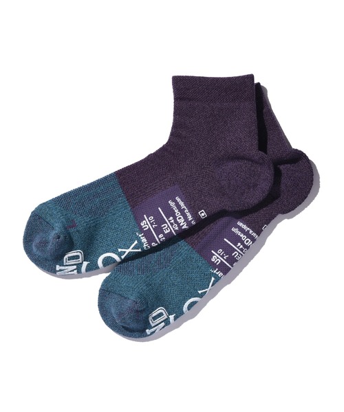 ANDSOX(アンドソックス)の「SUPPORT PILE SHORT ANKLE サポートパイルショートアンクル(ソックス/靴下・メンズ・パープル/ネイビー/ホワイト×ネイビー/インディゴブルー/グリーン/ホワイト×ブラック/オリーブ/ブラック/オフホワイト/マスタード/オレンジ・S/M)」の10枚目の写真