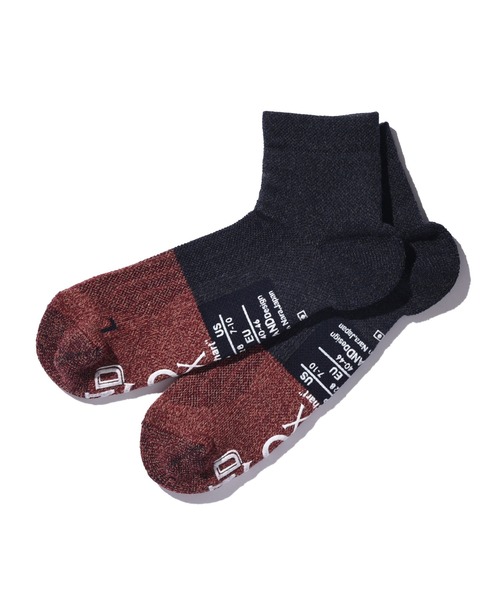 ANDSOX(アンドソックス)の「SUPPORT PILE SHORT ANKLE サポートパイルショートアンクル(ソックス/靴下・メンズ・パープル/ネイビー/ホワイト×ネイビー/インディゴブルー/グリーン/ホワイト×ブラック/オリーブ/ブラック/オフホワイト/マスタード/オレンジ・S/M)」の8枚目の写真