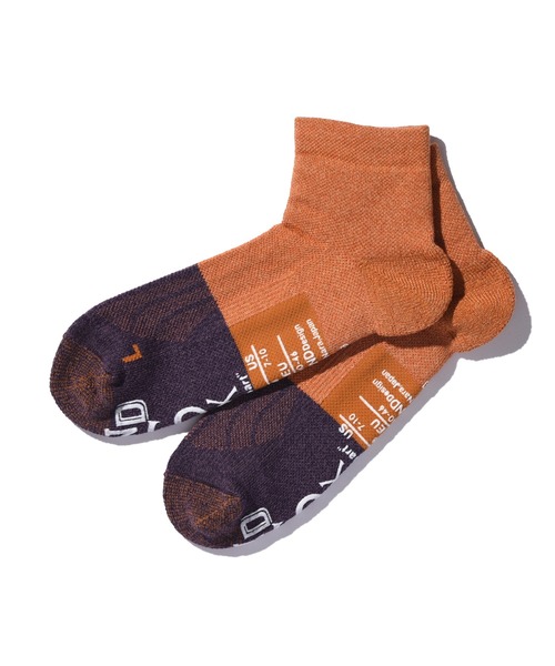 ANDSOX(アンドソックス)の「SUPPORT PILE SHORT ANKLE サポートパイルショートアンクル(ソックス/靴下・メンズ・パープル/ネイビー/ホワイト×ネイビー/インディゴブルー/グリーン/ホワイト×ブラック/オリーブ/ブラック/オフホワイト/マスタード/オレンジ・S/M)」の11枚目の写真