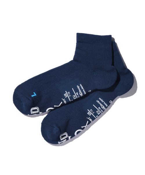 ANDSOX(アンドソックス)の「SUPPORT PILE SHORT ANKLE サポートパイルショートアンクル(ソックス/靴下・メンズ・パープル/ネイビー/ホワイト×ネイビー/インディゴブルー/グリーン/ホワイト×ブラック/オリーブ/ブラック/オフホワイト/マスタード/オレンジ・S/M)」の9枚目の写真
