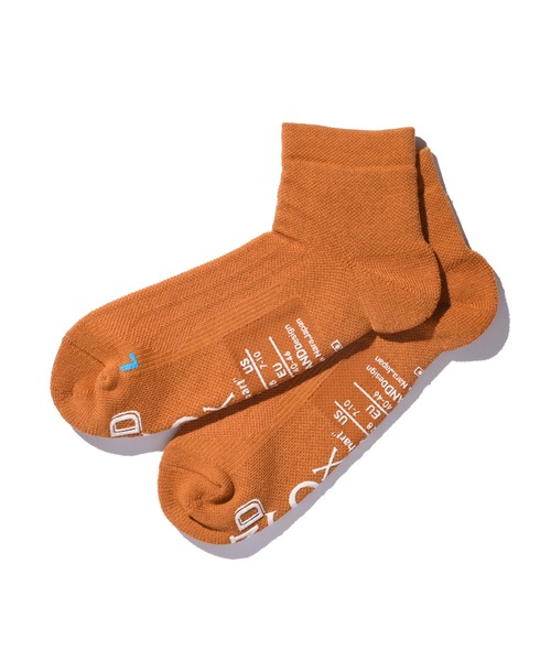 ANDSOX(アンドソックス)の「SUPPORT PILE SHORT ANKLE サポートパイルショートアンクル(ソックス/靴下・メンズ・パープル/ネイビー/ホワイト×ネイビー/インディゴブルー/グリーン/ホワイト×ブラック/オリーブ/ブラック/オフホワイト/マスタード/オレンジ・S/M)」の1枚目の写真