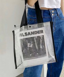 クリアバッグ トート PVC ビニールバッグ