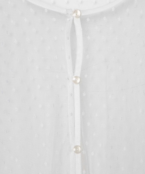 WEGO（ウィゴー）の「WEGO/マルチWAYドットチュールリボンロングワンピース（ワンピース・レディース・ホワイト・FREE）」の17枚目の写真