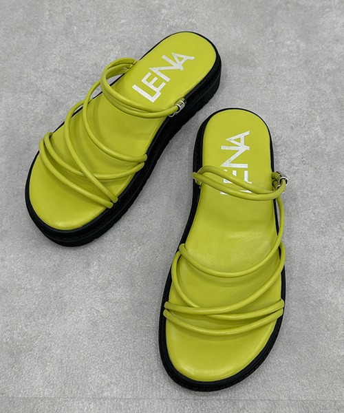 kutir（クティール）の「2way クロスストラップ厚底サンダル（サンダル・レディース・アイボリー/ブラック/グリーン・LARGE/X-LARGE/MEDIUM/SMALL）」の18枚目の写真