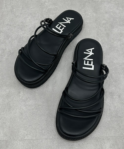 kutir（クティール）の「2way クロスストラップ厚底サンダル（サンダル・レディース・アイボリー/ブラック/グリーン・LARGE/X-LARGE/MEDIUM/SMALL）」の11枚目の写真