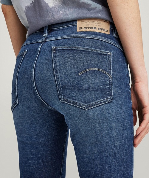 G-STAR(ジースター)の「LHANA SKINNY JEANS/ハイウエストスキニージーンズ/L28(デニムパンツ・レディース・インディゴブルー・25inch/26inch/27inch/28inch/24inch)」の3枚目の写真