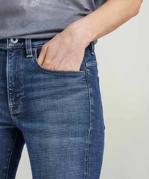 G-STAR(ジースター)の「LHANA SKINNY JEANS/ハイウエストスキニージーンズ/L28(デニムパンツ・レディース・インディゴブルー・25inch/26inch/27inch/28inch/24inch)」の4枚目の写真