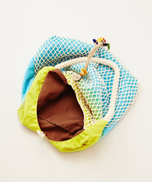 チャイハネ（チャイハネ）の「【チャイハネ】グラデーションネットバッグ（トートバッグ・レディース・ホワイト/パープル/イエロー/レッド/エメラルド・FREE）」の21枚目の写真