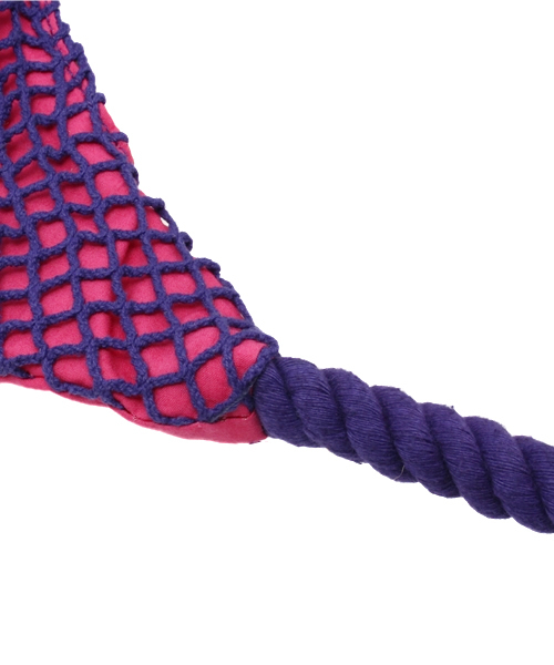 チャイハネ（チャイハネ）の「【チャイハネ】グラデーションネットバッグ（トートバッグ・レディース・ホワイト/パープル/イエロー/レッド/エメラルド・FREE）」の7枚目の写真