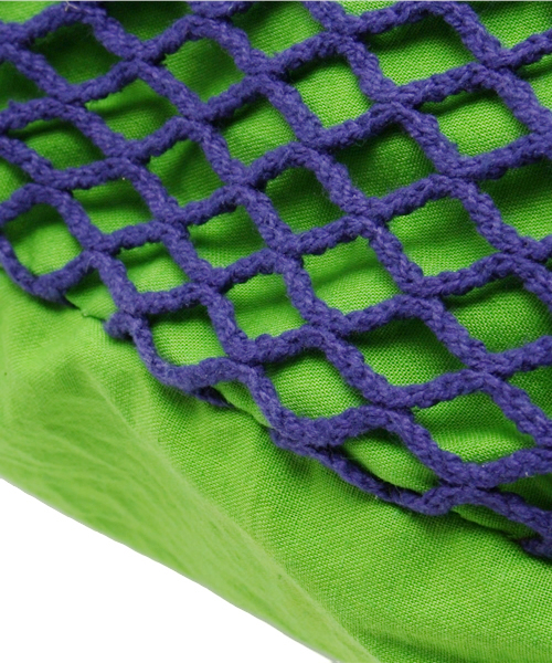 チャイハネ（チャイハネ）の「【チャイハネ】グラデーションネットバッグ（トートバッグ・レディース・ホワイト/パープル/イエロー/レッド/エメラルド・FREE）」の12枚目の写真