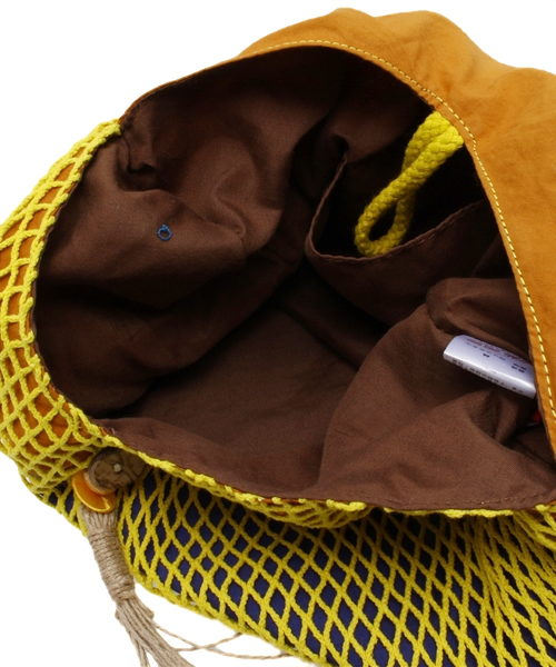 チャイハネ（チャイハネ）の「【チャイハネ】グラデーションネットバッグ（トートバッグ・レディース・ホワイト/パープル/イエロー/レッド/エメラルド・FREE）」の14枚目の写真