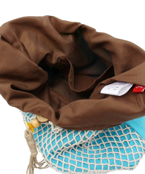 チャイハネ（チャイハネ）の「【チャイハネ】グラデーションネットバッグ（トートバッグ・レディース・ホワイト/パープル/イエロー/レッド/エメラルド・FREE）」の15枚目の写真