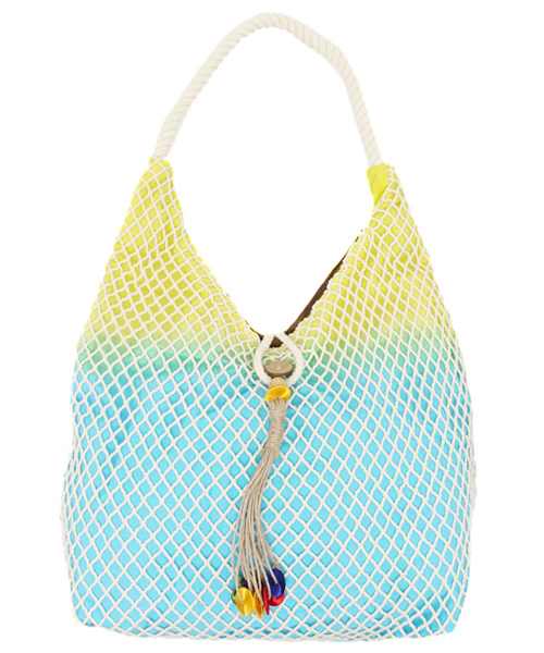 チャイハネ（チャイハネ）の「【チャイハネ】グラデーションネットバッグ（トートバッグ・レディース・ホワイト/パープル/イエロー/レッド/エメラルド・FREE）」の17枚目の写真