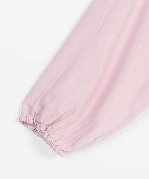 LOVETOXIC（ラブトキシック）の「シアーシャツブルゾン（シャツ/ブラウス・キッズ・ブラック/オフホワイト/ピンク・S/L/M）」の10枚目の写真