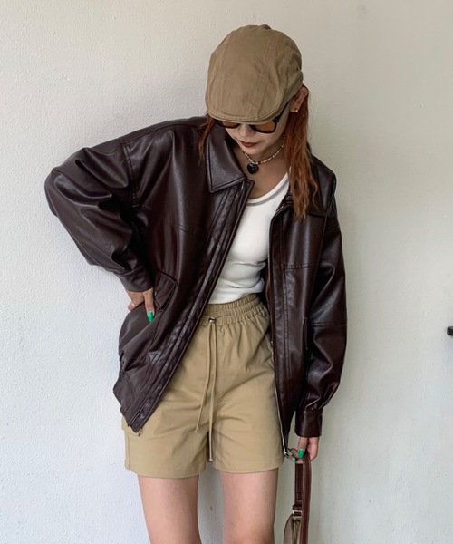 SHAGGIE(シャギー)の「ミリタリーダブルポケットキュロットパンツ(その他パンツ・レディース・ブラック/ブラウン/チャコールグレー・FREE)」の5枚目の写真