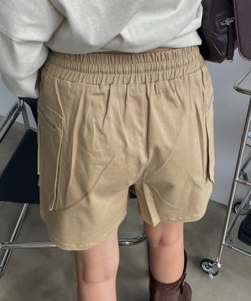 SHAGGIE(シャギー)の「ミリタリーダブルポケットキュロットパンツ(その他パンツ・レディース・ブラック/ブラウン/チャコールグレー・FREE)」の15枚目の写真