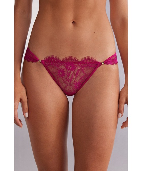 N様おまとめインティミッシミ　黒レースブラ&黒レースショーツビジューつき ブラショーツセット 刺しゅう レース[品番：NISW0001114