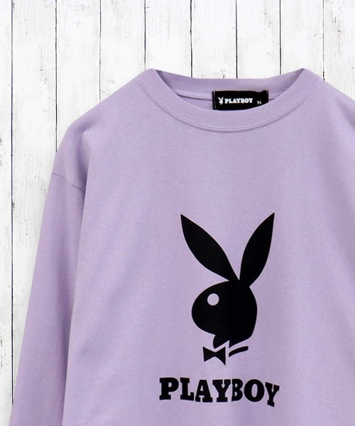 PLAYBOY プレイボーイ ロングTシャツ PLAYBOY Tシャツ プレイボーイ 長袖Tシャツ メンズ レディース