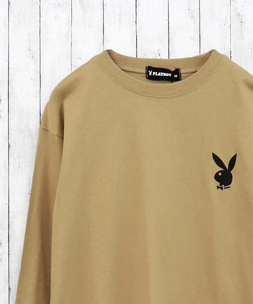 PLAYBOY プレイボーイ ロングTシャツ PLAYBOY - 新品 正規 M PLAYBOY プレイボーイ ロンT 長袖T