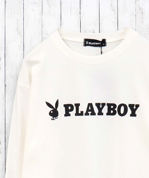 PLAYBOY プレイボーイ ロングTシャツ HUF × PLAYBOY ハフ × プレイボーイ ロンT BRIGHT LIGHTS L/S